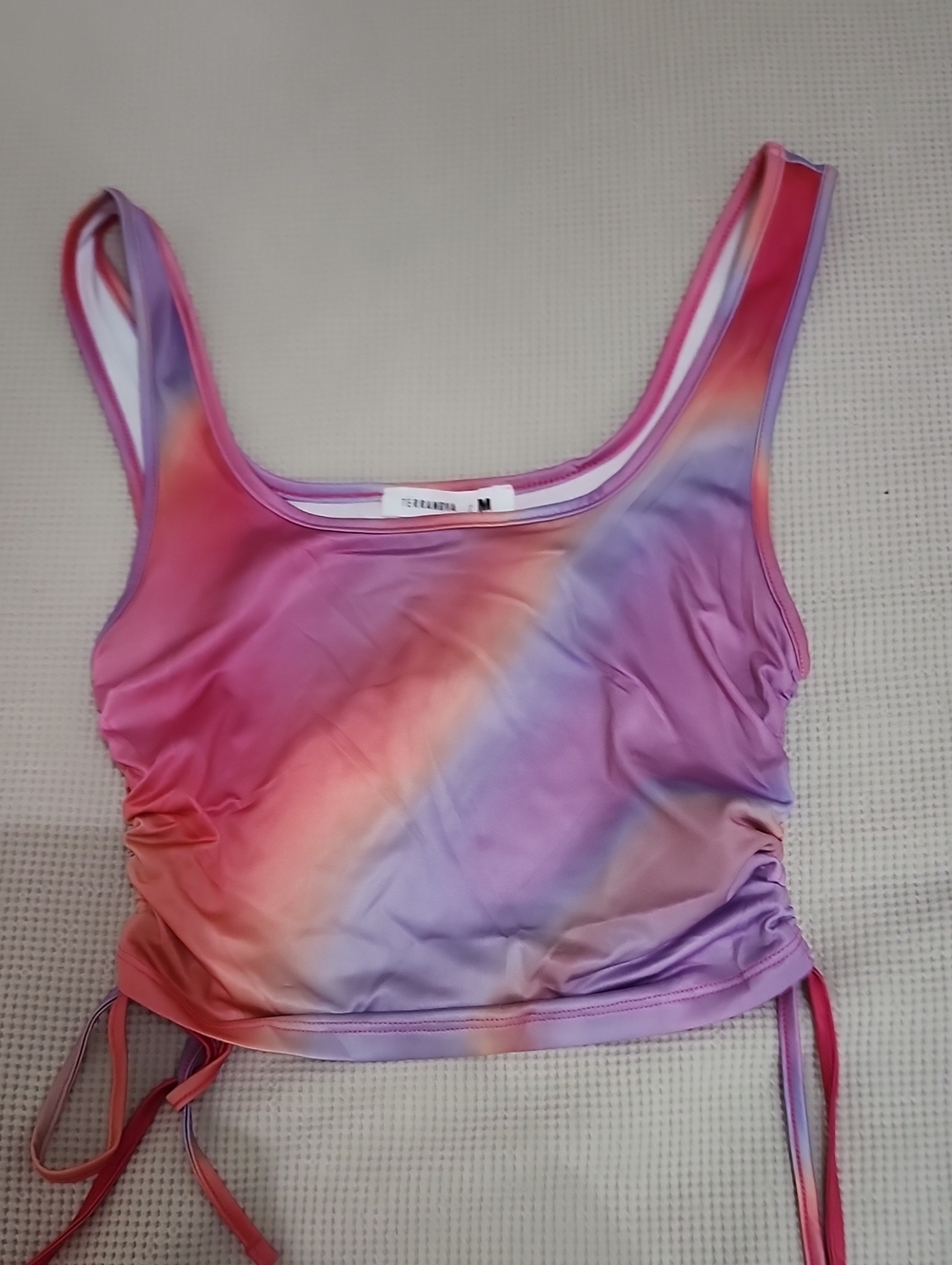 Kids Tie-Dye Pink & Purple Tank Top